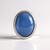 Ciondolo in argento con Opale Blu (MONOSONO COLLECTION)