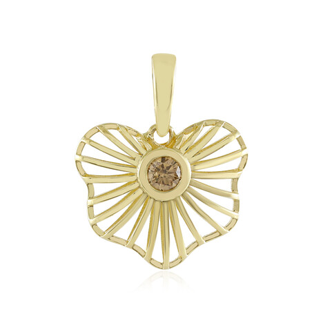 I2 Champagner-Brillant-Goldanhänger (Ornaments by de Melo)