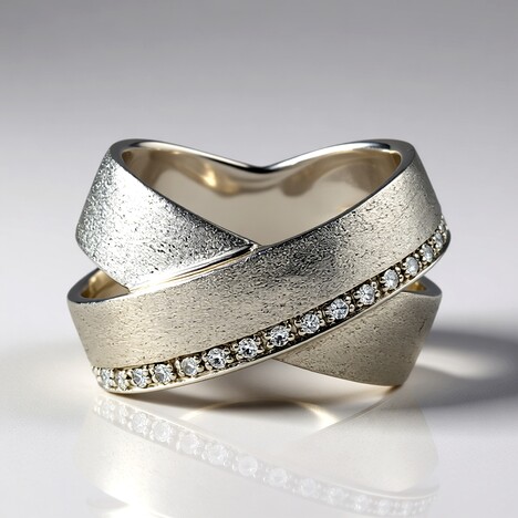 Anello in argento con Diamante I1 (G) (Annette)