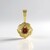 Ciondolo in oro con Diamante Rosso I2