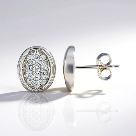 Orecchini in argento con Zircone
