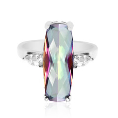 Mystic Quartz Silver Ring