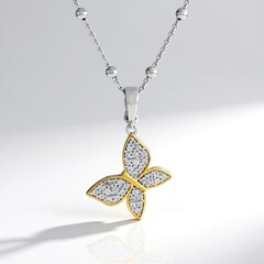 Collana in argento con Zircone (Dallas Prince Designs)