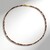 Collana in argento con Zircone Cognac