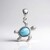 Ciondolo in argento con Larimar