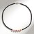 Collana in argento con Spinello Nero