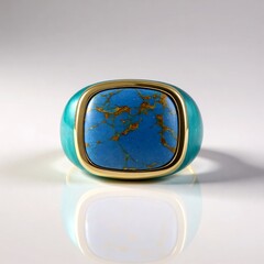 Anello in argento con Turchese (Adela Silber)