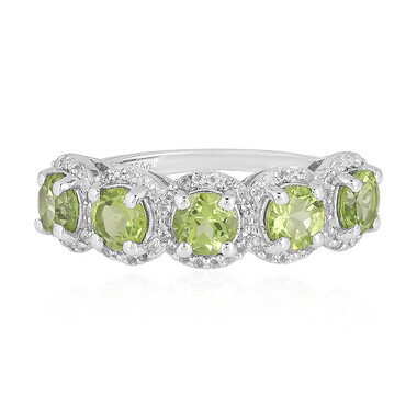 Anello in argento con Peridoto