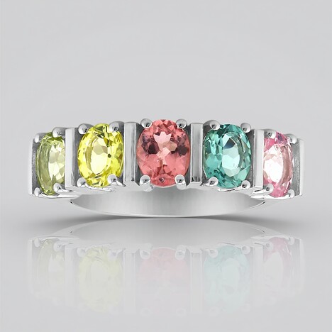 Anello in argento con Tormalina (Pallanova)