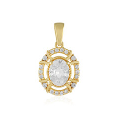Zircon Silver Pendant