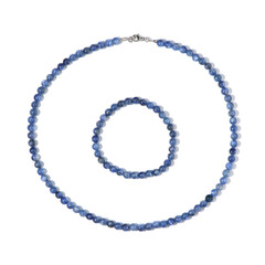 Nepalesischer Kyanit-Silberset