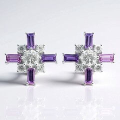 Orecchini in argento con Zircone