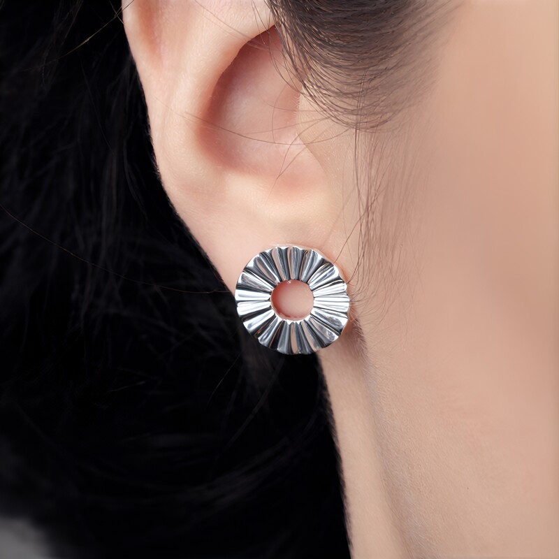 Silberohrringe