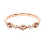 Bague en or et Diamant SI1 (H) (CIRARI)