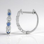 Orecchini in argento con Zircone