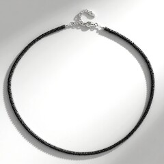 Collana in argento con Ematite Nera