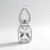 Ciondolo in argento con Quarzo Herkimer (Pallanova)
