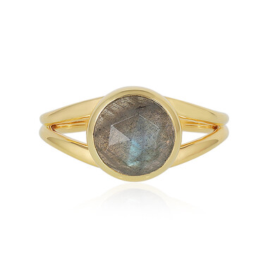 Anello in argento con Labradorite