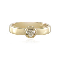 Bague en or et Diamant chocolat I2