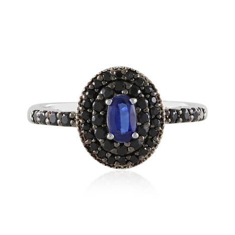 Anello in argento con Cianite del Nepal