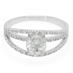 Anello in argento con Topazio Ghiaccio