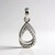 Ciondolo in argento con Diamante SI1 (G) (Annette)