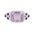 Lavendel-Amethyst-Silberring