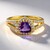 Anello in argento con Ametista del Marocco