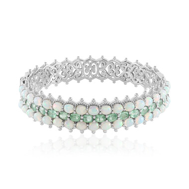 Edelstein-Silberarmreif (Dallas Prince Designs)