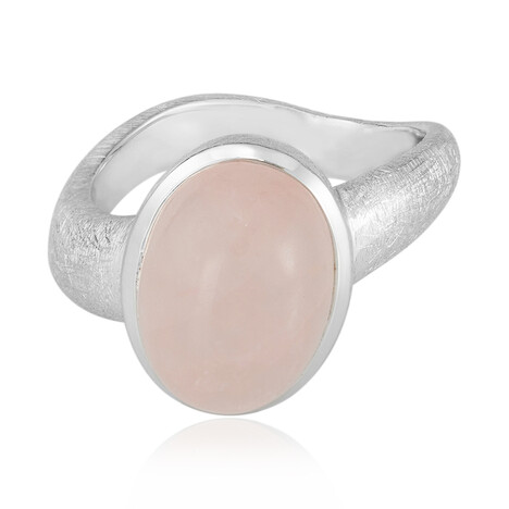 Bague en argent et Quartz rose