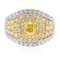 Anello in oro con Diamante Giallo SI2 (CIRARI)