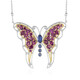 Collier en argent et Grenat Rhodolite (Dallas Prince Designs)