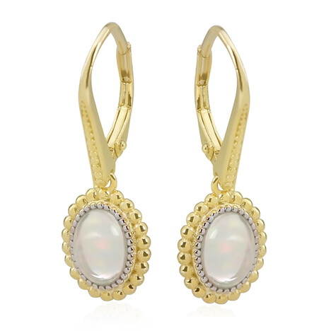 Pendientes en plata con Ópalo de Welo