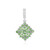 Tsavorit-Silberanhänger