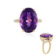 Sibirischer Amethyst-Silberring