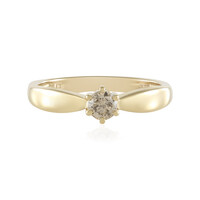 Bague en or et Diamant chocolat I2
