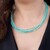 Collana in argento con Apatite Blu
