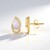 Boucles d'oreilles en argent et Opale d'Australie