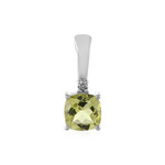 Ciondolo in argento con Quarzo Limone