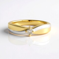 Anello in argento con Diamante Cioccolato I2