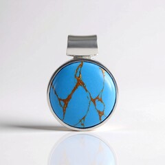 Ciondolo in argento con Turchese