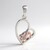 Ciondolo in argento con MORGANITE MARROPINO