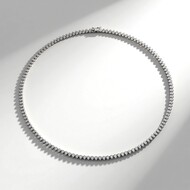 Collar en plata con Zircón (Adela Silber)