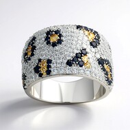 Bague en argent et Citrine (Adela Silber)