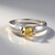 Anello in argento con Berillo Giallo
