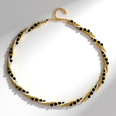 Collana in argento con Spinello Nero (Riya)