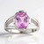 Anello in argento con Kunzite (Pallanova)