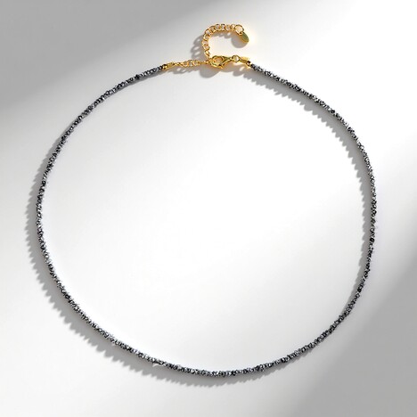 Collana in argento con Diamante Color Argento