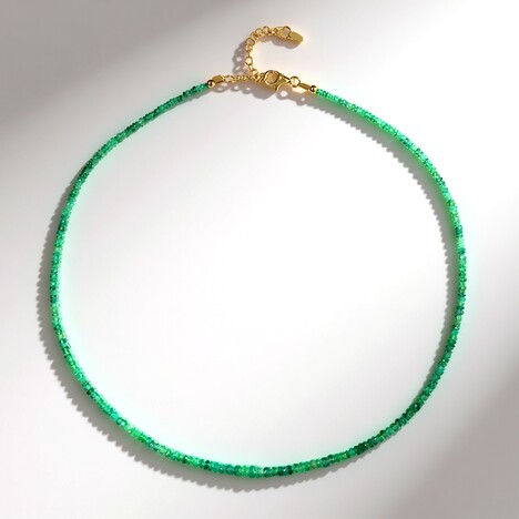 Collana in argento con Smeraldo Russo
