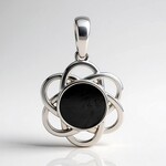 Ciondolo in argento con Meteoriti di Aletai
